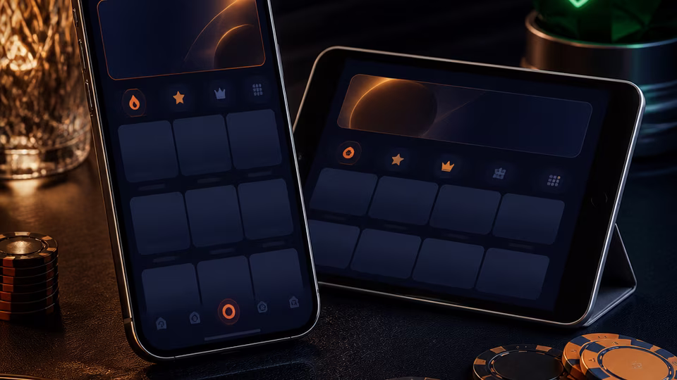 Nine Casino mobiele toegang op telefoon en tablet